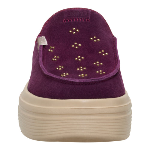 Austin Lift Suede Stud - Fig Purple - 4