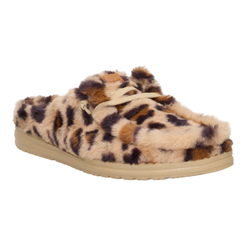 Wendy Slipper Leo Fur - Tan/Multi - 7
