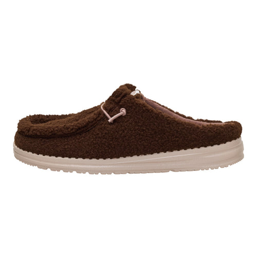 Wendy Slip Sherpa - Dark Brown - 1