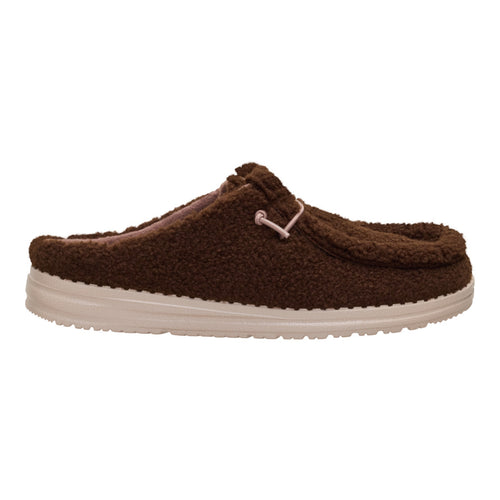 Wendy Slip Sherpa - Dark Brown - 8