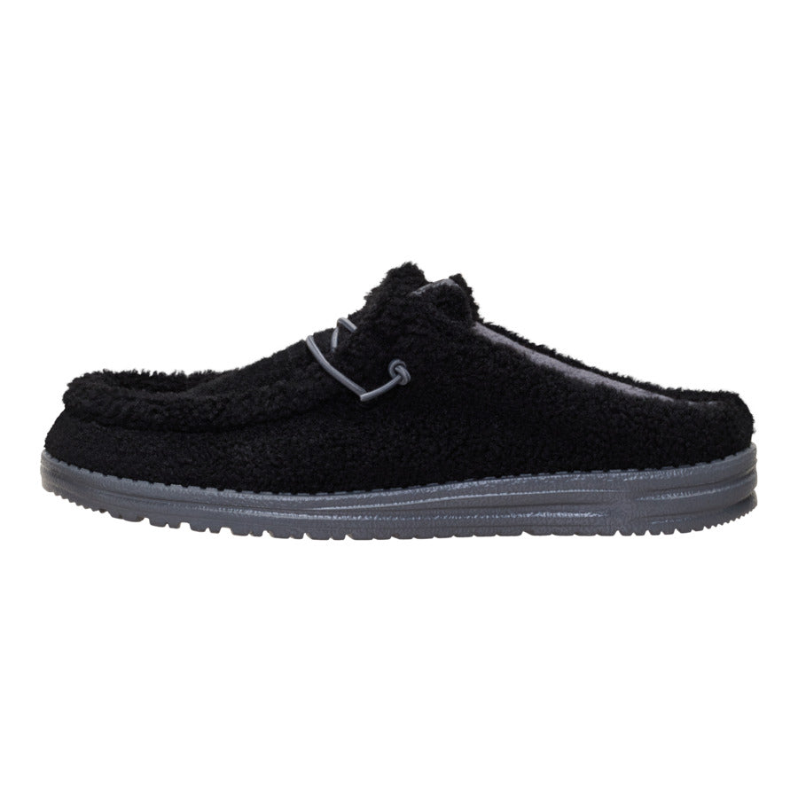 Wally Slip Sherpa - Black - 1