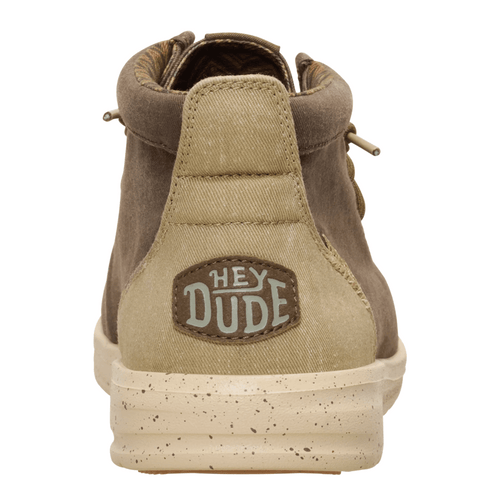 Wally Mid Gripr Stretch Canvas - Teak Brown/Multi - 5