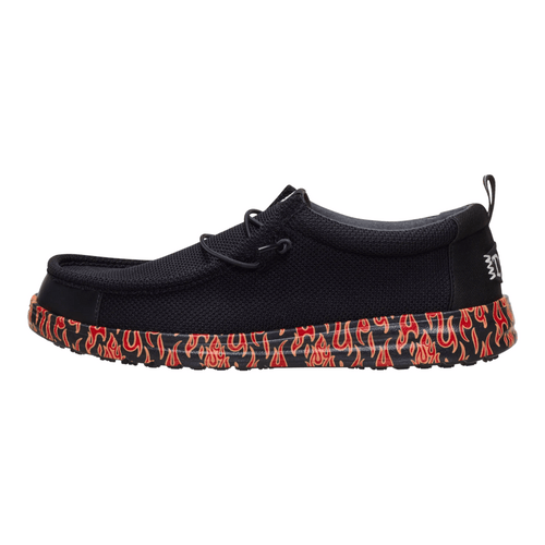 Wally Work CE Flames - Black/Salsa Red - 1