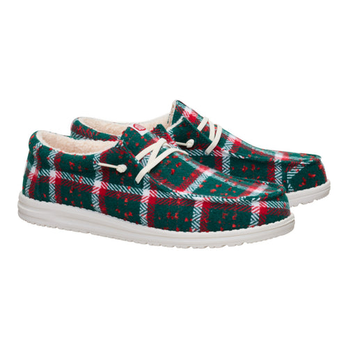 Wally Confetti Plaid Cozy - Red/Green/Multi - 3