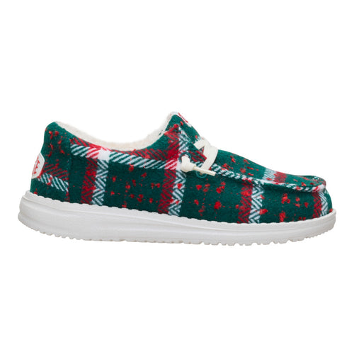 Wally Youth Confetti Plaid Cozy - Red/Green/Multi - 8