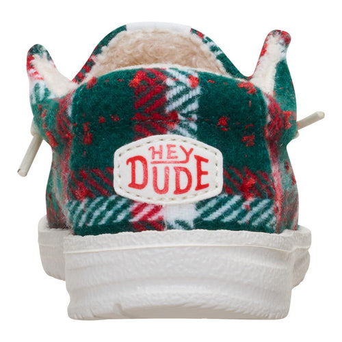 Wally Toddler Confetti Plaid Cozy - Red/Green/Multi - 5