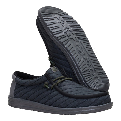 Wally Washed Quilt - Black/Grey - 3