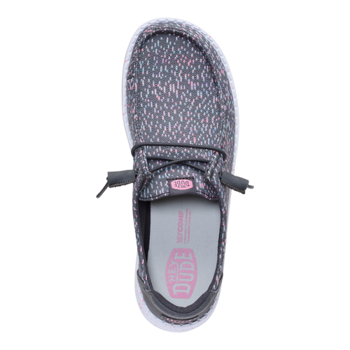 Wendy Stretch Speckle - Black/Multi - 6