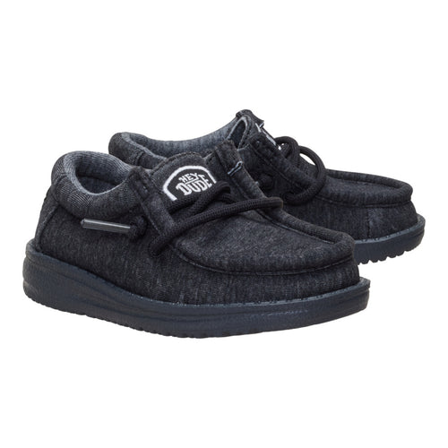 Wally Toddler Stretch Jersey - Black - 3