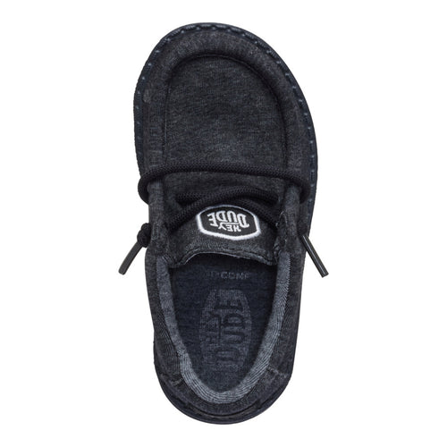 Wally Toddler Stretch Jersey - Black - 7