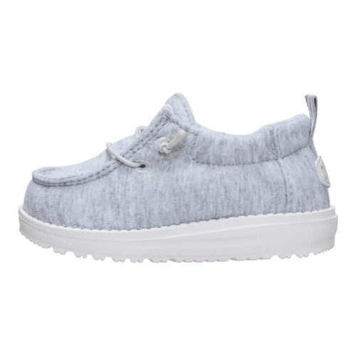LilDude Slip On Stretch Jersey - Light Grey - 1