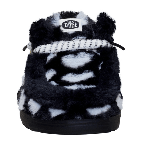 Wendy Slipper Hearts - Black/White - 4