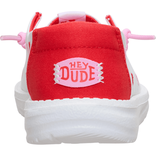 Wendy Youth Embroidered Hearts - White/Multi - 5