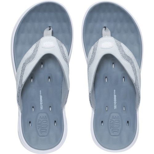 HEY2O Flip Flop Mesh - White/Grey - 6