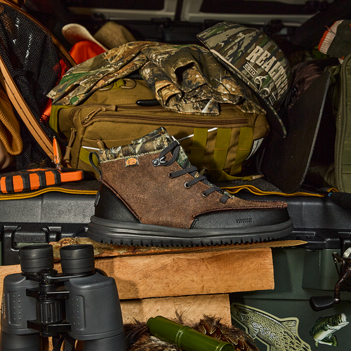 Bradley Realtree Edge Suede - Mole Brown/Camo - 10