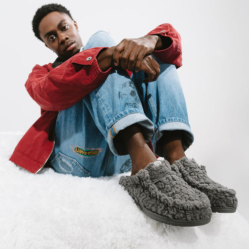 Wally Slipper - Cozy Granite Grey - 7