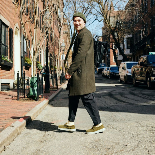 Wally Comf Suede - Dark Olive/Stone Grey - 6