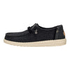 Wendy Frayed Canvas - Black