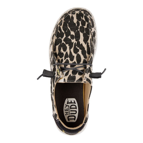 Wendy Leopard Sparkle Wide - Leopard Tan - 6